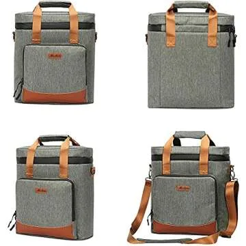 Versatile 3 Bottle Wine Tote Carrier for Wine Lovers