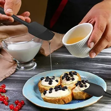 Coukre 5-Piece Silicone Spatula Set for Versatile Cooking and Baking