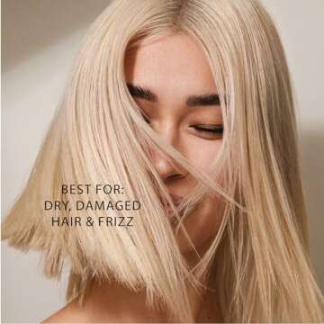 SUPERZERO Hydrating Anti-Frizz Repair Shampoo Bar for Dry, Damaged, Frizzy Hair - Made with Shea Butter, Hemisqualane, and Bond Builder - Sulfate Free, Vegan, Natural, Silicone Free, Fragrance Free