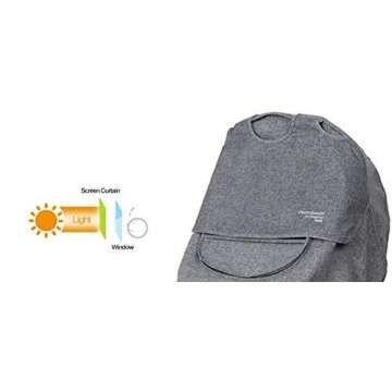 Manito Melange Infant Car Seat Weather Shield (Charcoal Grey)