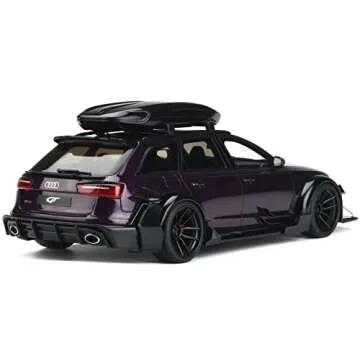 RS6 Avant (C7) 1/18 Model - Purple Metallic by GT Spirit