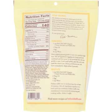 Organic 7 Grain Pancake & Waffle Mix - Two Pack