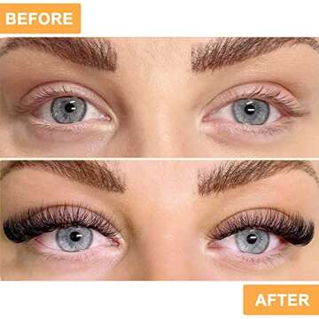 Lash Clusters 30D 50D-D-9-16MIX B&Q LASH Individual Lashes 280 False Eyelash 9-16MIX Extensions Cluster DIY at Home (30D 50D,D-9-16MIX)