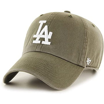 47 MLB Los Angeles Dodgers Clean Up Adjustable Hat - Sandalwood - One Size Fits All