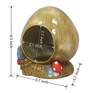 Hapyard Coconut-Shaped Hamster Bed for All Seasons