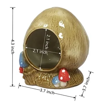 Hapyard Coconut-Shaped Hamster Bed for All Seasons