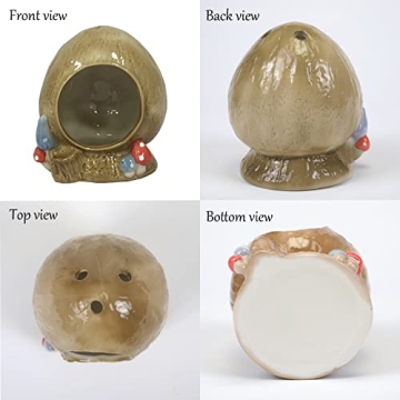 Hapyard Coconut-Shaped Hamster Bed for All Seasons