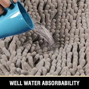 Luxurious H.VERSAILTEX Non Slip Bath Rugs for Comfort