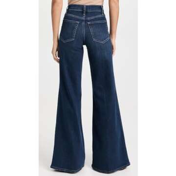 FRAME Women's Le Palazzo Jeans, Majesty, Blue, 25