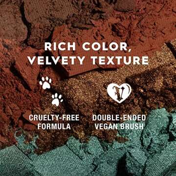 Urban Decay Naked Wild West Eyeshadow Palette, 12 Desert-Inspired Neutral Shades with Green & Blue - 100% Vegan, Ultra-Blendable, Rich Colors - Set Includes Mirror & Double-Ended Makeup Brush