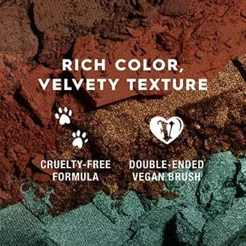 Urban Decay Naked Wild West Eyeshadow Palette, 12 Desert-Inspired Neutral Shades with Green & Blue - 100% Vegan, Ultra-Blendable, Rich Colors - Set Includes Mirror & Double-Ended Makeup Brush