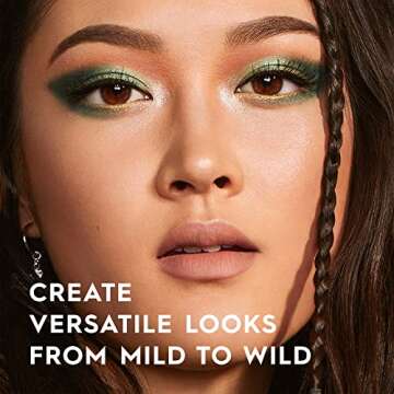 Urban Decay Naked Wild West Eyeshadow Palette, 12 Desert-Inspired Neutral Shades with Green & Blue - 100% Vegan, Ultra-Blendable, Rich Colors - Set Includes Mirror & Double-Ended Makeup Brush