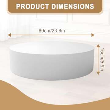 Jueraori Round Mannequin Display Stand for Events