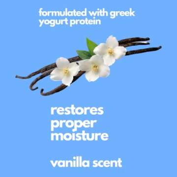 Bark2Basics Vanilla Greek Yogurt Dog Shampoo, 16 oz - Natural Ingredients, Protein Rich, Super Moisturizing and Hydrating, Repairs Damaged Dry Itchy Hair