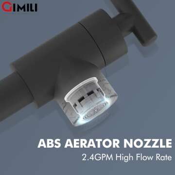 GIMILI Pot Filler Faucet - Stylish & Functional Kitchen Upgrade