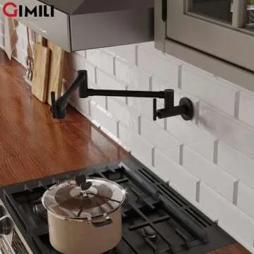 GIMILI Pot Filler Faucet - Stylish & Functional Kitchen Upgrade