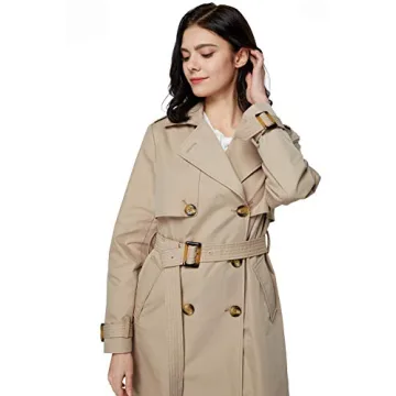 Orolay Women's Double Breasted Trench Coat - Elegant Style