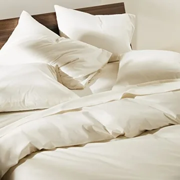 Brooklinen Luxury Percale Sheet Set for Hot Sleepers in Cream