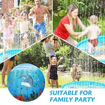 Obuby 68" Splash Play Mat for Kids Outdoor Water Fun