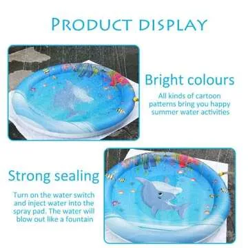 Obuby 68" Splash Play Mat for Kids Outdoor Water Fun