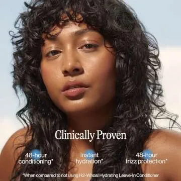 Eva NYC H2-Whoa Hydrating Leave-In Conditioner, Inflused with Hyaluronic Acid and Vegan Collagen, 5.4 fl oz