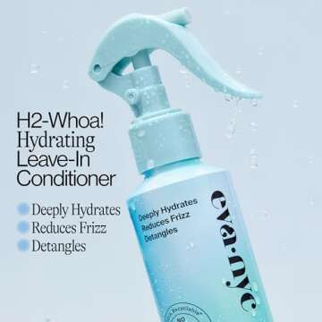 Eva NYC H2-Whoa Hydrating Leave-In Conditioner, Inflused with Hyaluronic Acid and Vegan Collagen, 5.4 fl oz