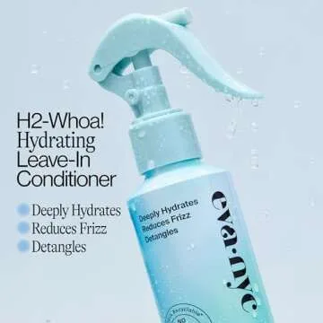Eva NYC H2-Whoa Hydrating Leave-In Conditioner, Inflused with Hyaluronic Acid and Vegan Collagen, 5.4 fl oz