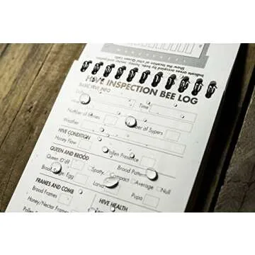 Little Giant® Beehive Log | Beekeepers Tracking Journal | Beekeeping Supplies | Gift for Beekeepers and Apiarists | Hive Tracker