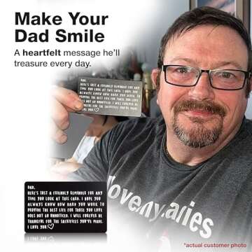 Sentimental Wallet Card for Dad – Unique Keepsake for Every Occasion
