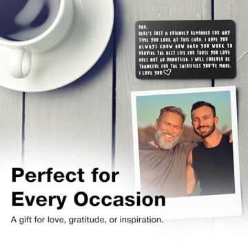 Meaningful Wallet Card for Dad - Perfect Keepsake Gift