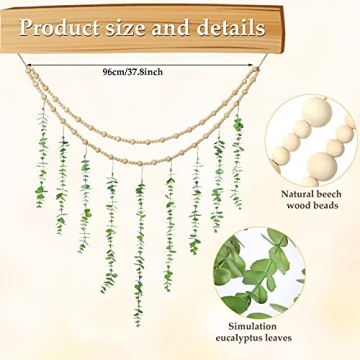 Hanging Eucalyptus Boho Wall Decor for Serene Spaces