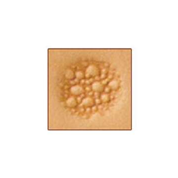 Tandy Leather Factory M884 Craftool Matting Stamp, Round, Gray, Rubber, 12.7 mm x 9.5 mm, 0.5" x 4.1...