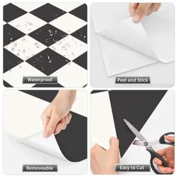 MORCART Peel and Stick Vinyl Flooring for DIY Home