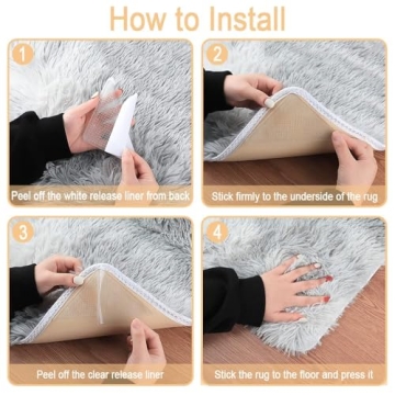 Rug Tape Pad - Anti-Slip Non Curling Rug Pad