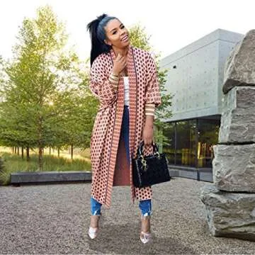 Women’s Casual Long Sleeve Open Front Cardigan - Chic Outwear