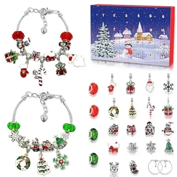 Novernat Charm Bracelet Advent Calendar 2024 - DIY Kit for Kids