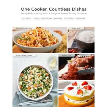 CUCKOO Micom Rice Cooker 6 Cup Uncooked / 12 Cup Cooked, Fuzzy Logic Electric Rice Cooker Small, Sticky Rice Maker with 12 Menu Modes, Nonstick Small Rice Cooker & Steamer, White / Red (CR-0655F)