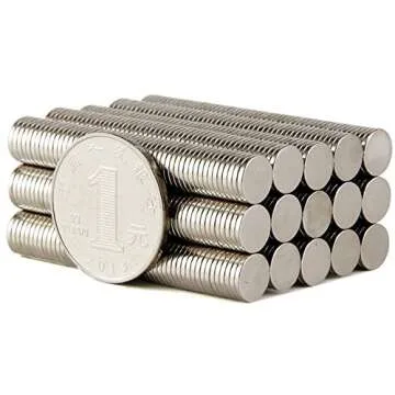 wotoy 120 Pieces 8x1mm DIY Personalized Multi-Use Refrigerators Magnets for Bulletin Boards Art Craft Fridge Door Whiteboard Map