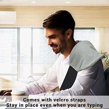 ZXU Small Heated Back Pain Relief Pad with Auto Shut-Off