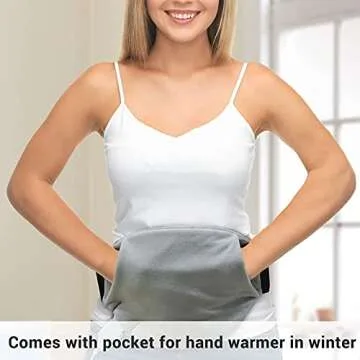 ZXU Small Heated Back Pain Relief Pad with Auto Shut-Off