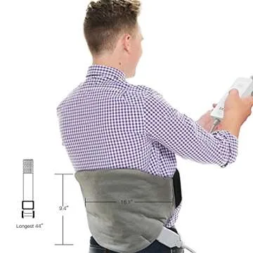 ZXU Small Heated Back Pain Relief Pad with Auto Shut-Off