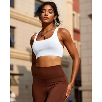 RUNNING GIRL Sports Bra Comfortable Criss-Cross Design