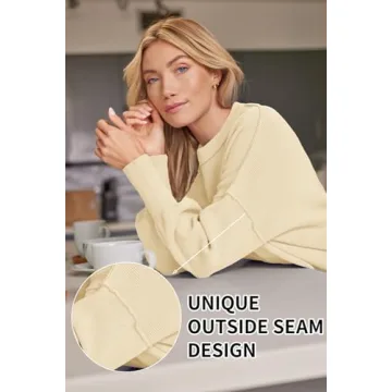 LILLUSORY Oversized Batwing Sweater for Women