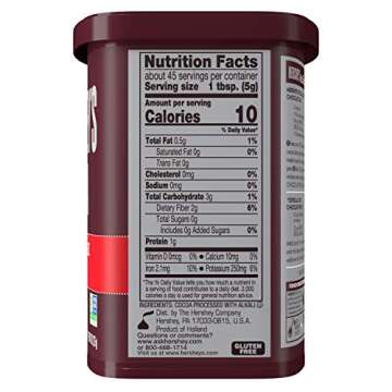 HERSHEY'S SPECIAL DARK Cocoa, 8 Ounce
