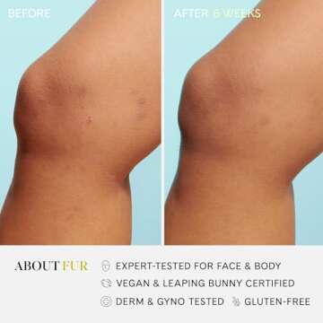 Fur Silk Scrub: Premium KP Bump Eraser - Powerful Exfoliating & Resurfacing Scrub to Smooth and Hydrate Skin While Preventing Ingrown Hairs with Natural Oils and AHAs - 6 Fl oz.