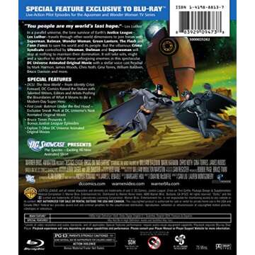 Justice League: Crisis on Two Earths Blu-ray Epic Adventure