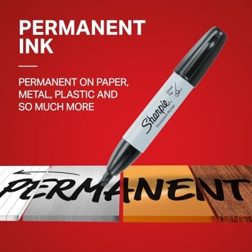 Sharpie Permanent Markers 12 Count with Chisel Tip