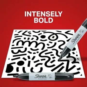 Sharpie Permanent Markers 12 Count with Chisel Tip