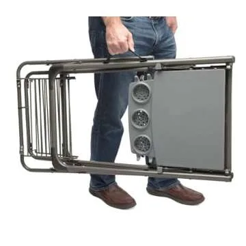 Portable Folding Grill Stand for Easy BBQ Setup