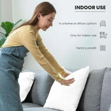 Foamily Cotton Throw Pillow Inserts 26" x 26" for All